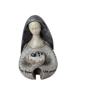 Artstone By Carson New "Mother" Heartbeat Figure Statue Nursery Decor